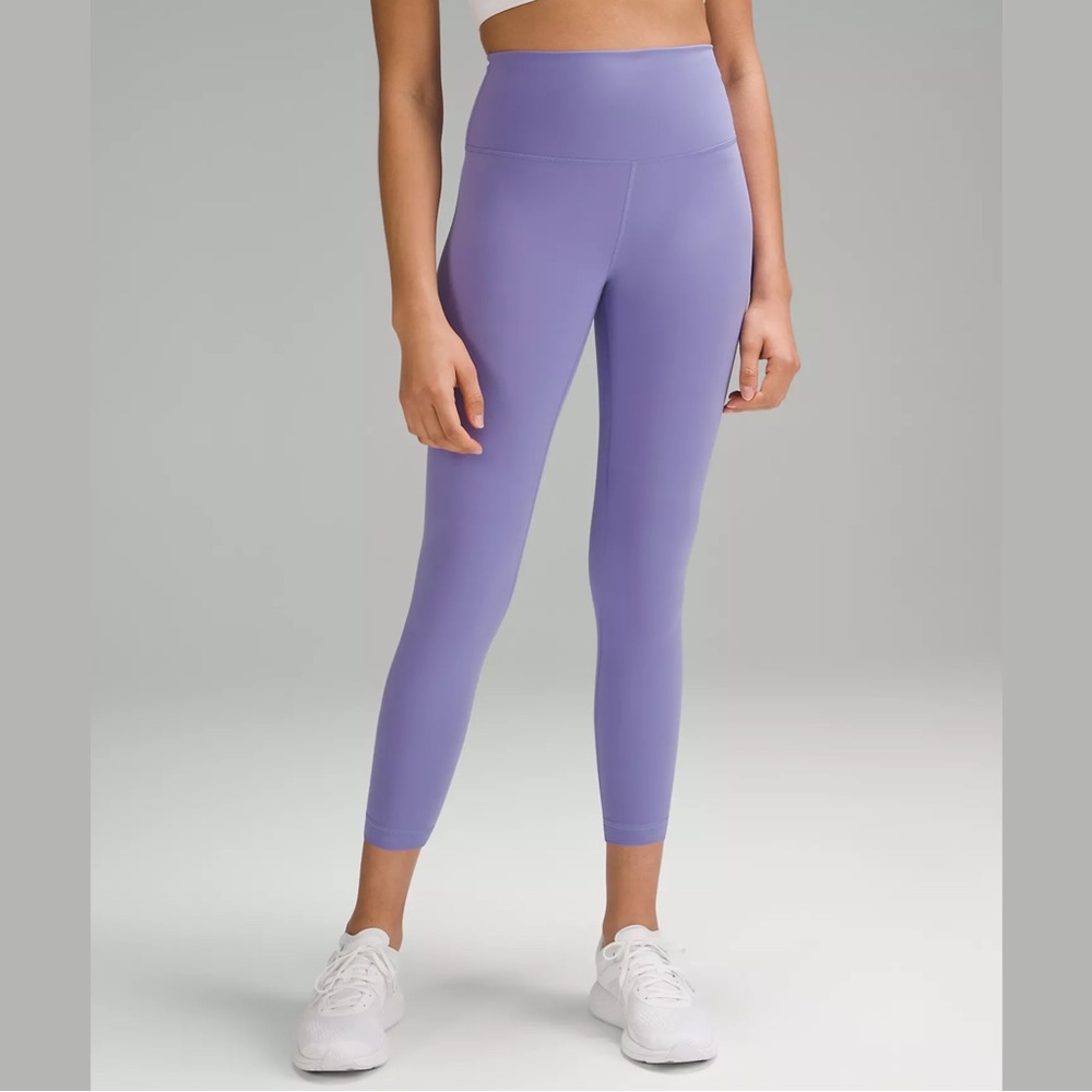 NWT LULULEMON Wunder Train HR Tight 25” | sz 6 Dark Lavender